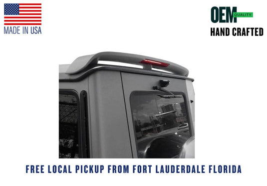 1990-2017 Mercedes G-Class Euro Tuner Style Rear Roof Spoiler with Light