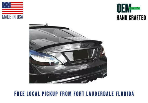 2011-2017  Mercedes Benz CLS Sedan CompWerks Style 3pc Rear Trunk Lip Spoiler