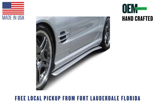 2002-2011 Mercedes SL Euro Style Side Skirts