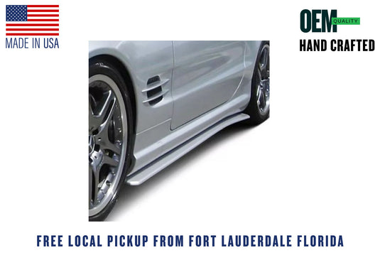 2002-2011 Mercedes SL Euro Style Side Skirts