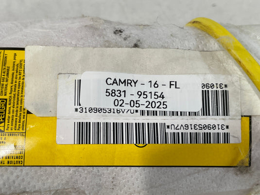 2015-2017 TOYOTA CAMRY FRONT LEFT DRIVER SIDE SEAT AIRBAG