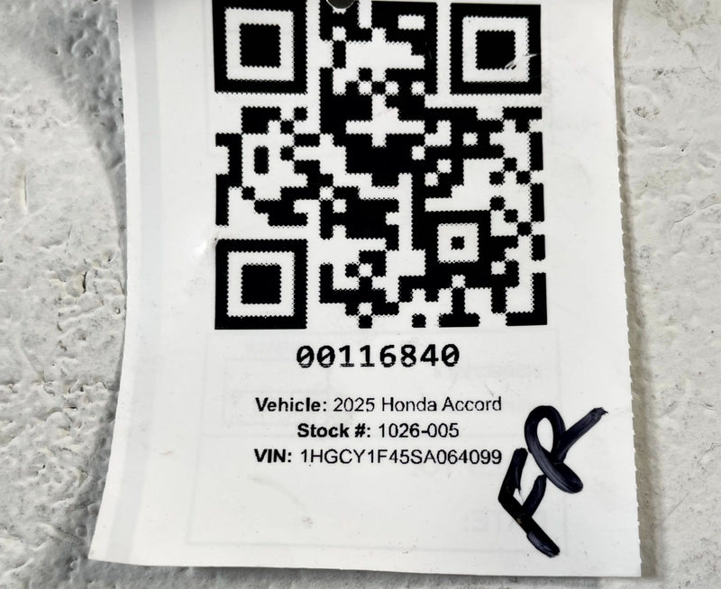 Load image into Gallery viewer, 2023 - 2025 HONDA ACCORD FRONT RIGHT PASSENGER SIDE KNEE AIR BAG AIRBAG # 116840
