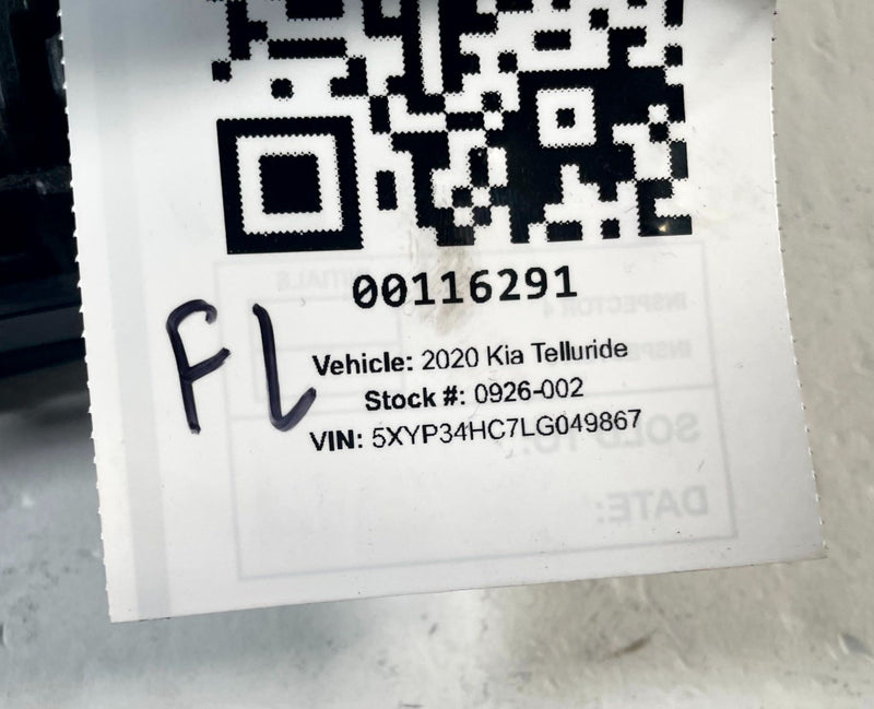 Load image into Gallery viewer, 2020 - 2025 KIA TELLURIDE FRONT LEFT DRIVER SIDE LOWER DASH KNEE AIR BAG #116291
