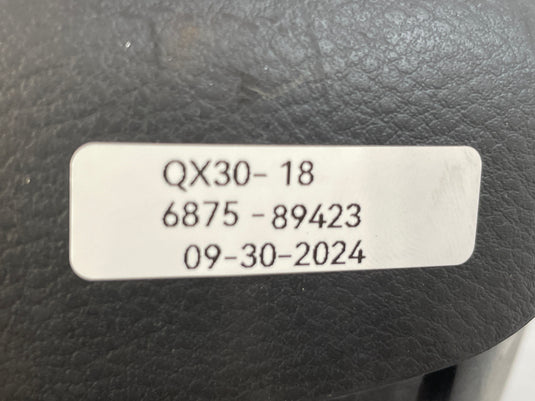 2017-2019 INFINITI QX30 LEFT DRIVER SIDE STEERING WHEEL AIRBAG AIR BAG