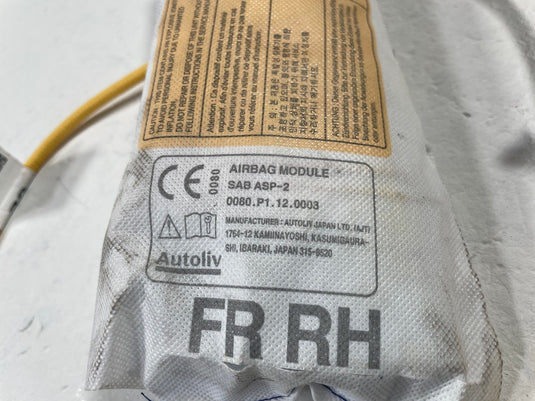 23-25 HYUNDAI IONIQ 6 FRONT RIGHT PASSENGER SIDE SEAT AIRBAG 80620-KL000