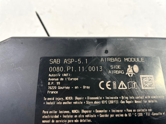 2023 - 2026 HONDA CR-V REAR RIGHT PASSENGER SIDE SEAT AIR BAG AIRBAG