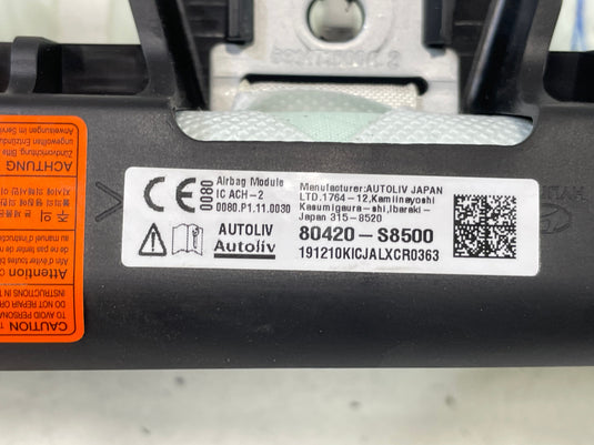 2020-2025 HYUNDAI PALISADE FRONT RIGHT SIDE CURTAIN ROOF AIRBAG