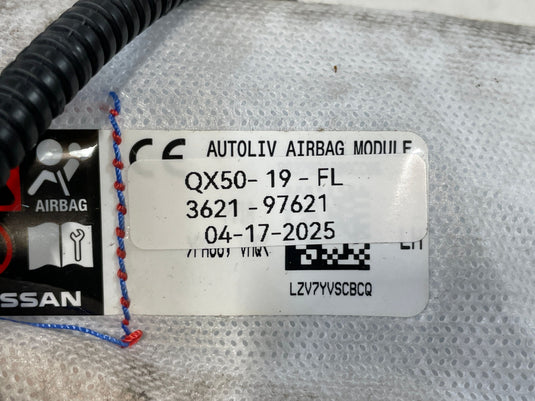 2019-2023 INFINITI QX50 FRONT LEFT DRIVER SIDE SEAT AIRBAG AIR BAG