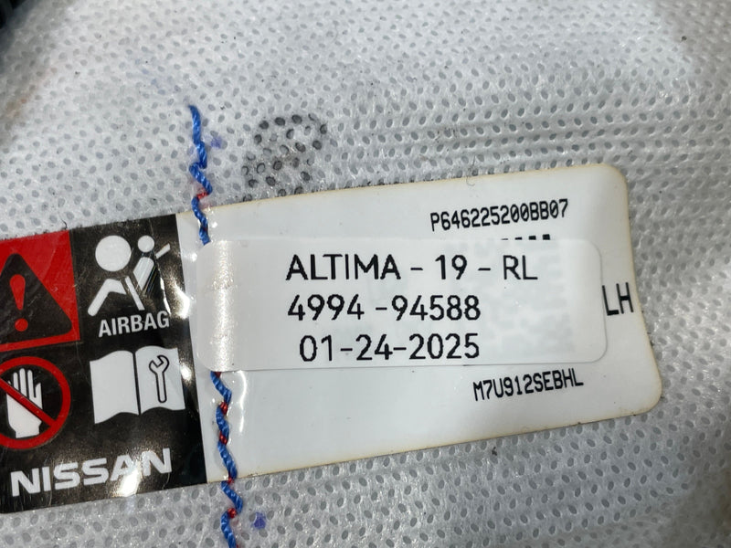 Load image into Gallery viewer, 2019-2021 NISSAN ALTIMA REAR LEFT DRIVER SIDE SEAT AIR BAG AIRBAG # 94588
