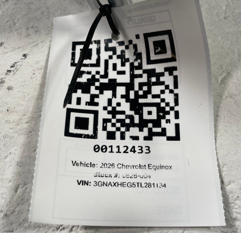 Load image into Gallery viewer, 2025-2026 CHEVROLET EQUINOX FRONT LEFT SIDE STEERING WHEEL AIR BAG 1.5L # 112433

