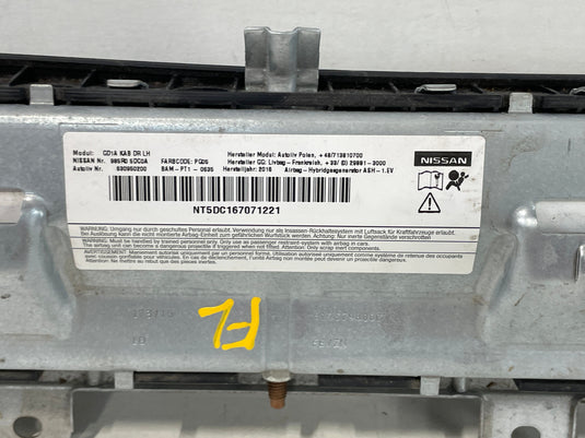 2017-2019 INFINITI QX30 FRONT LEFT DRIVER SIDE KNEE AIRBAG AIR BAG