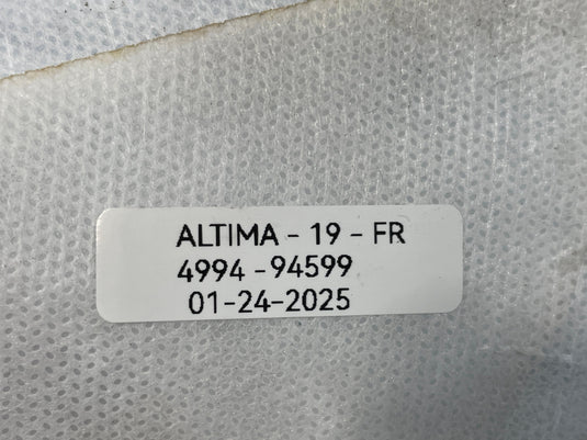 2019-2021 NISSAN ALTIMA FRONT RIGHT PASSENGER SIDE SEAT AIR BAG AIRBAG