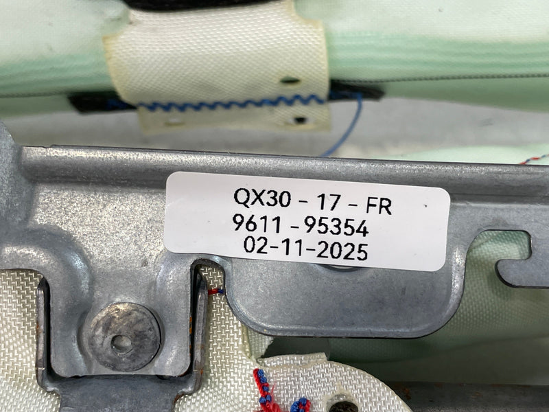 Load image into Gallery viewer, 2017-2019 INFINITI QX30 RIGHT PASSENGER SIDE ROOF CURTAIN AIRBAG AIR BAG # 95354
