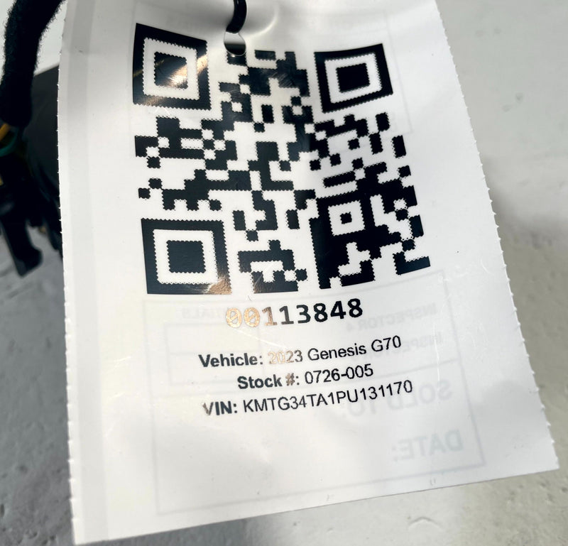 Load image into Gallery viewer, 2022 - 2023 GENESIS G70 STEERING WHEEL COLUMN CLOCK SPRING ASSEMBLY # 113848
