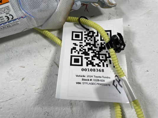 2022 - 2026 TOYOTA TUNDRA SEQUOIA FRONT RIGHT SIDE SEAT AIRBAG AIR BAG