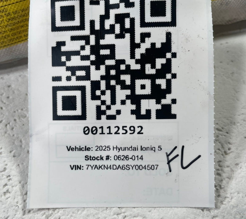 Load image into Gallery viewer, 2022 - 2026 HYUNDAI IONIQ 5 FRONT LEFT DRIVER SIDE SEAT AIR BAG AIRBAG # 112592
