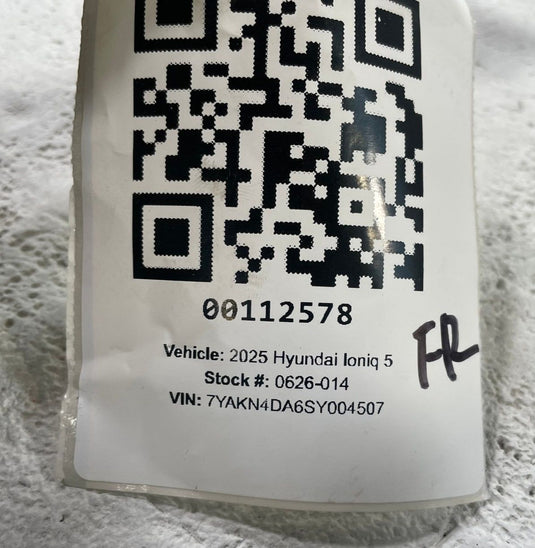 2022-2026 HYUNDAI IONIQ 5 FRONT RIGHT PASSENGER SIDE SEAT AIR BAG AIRBAG
