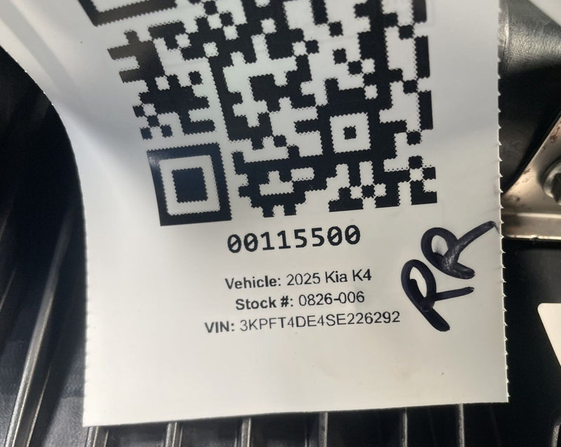 Load image into Gallery viewer, 2025 - 2026 KIA K4 REAR RIGHT PASSENGER SIDE SEAT BOLSTER AIRBGAG # 115500
