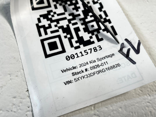 2023-2025 KIA SPORTAGE FRONT LEFT DRIVER SIDE SEAT AIRBAG AIR BAG