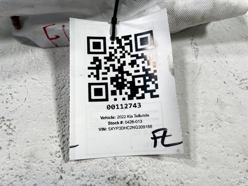 Load image into Gallery viewer, 2020-2025 KIA TELLURIDE FRONT LEFT DRIVER SIDE SEAT AIR BAG AIRBAG # 112743
