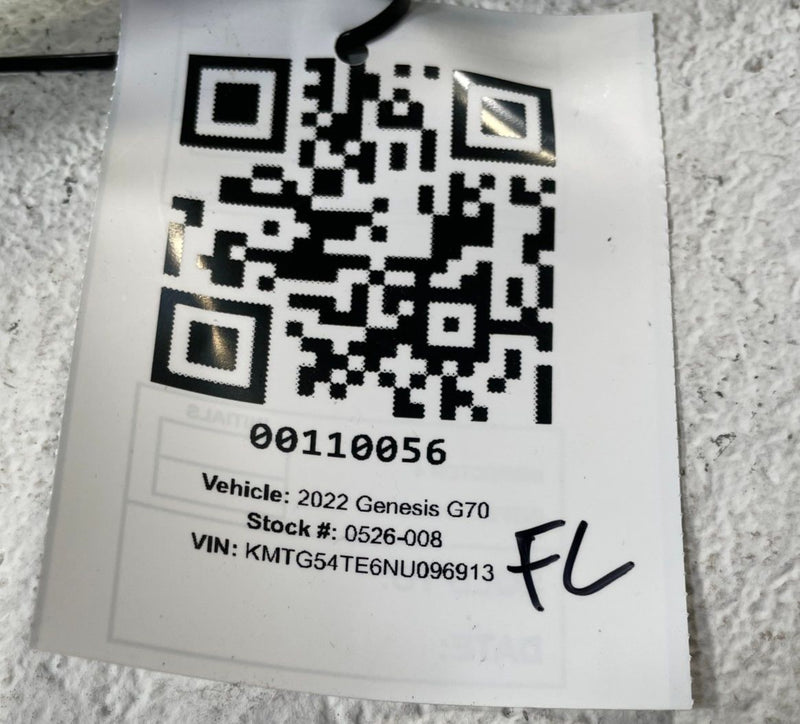 Load image into Gallery viewer, 2019 - 2026 GENESIS G70 FRONT LEFT SIDE ROOF CURTAIN AIRBAG AIR BAG # 110056
