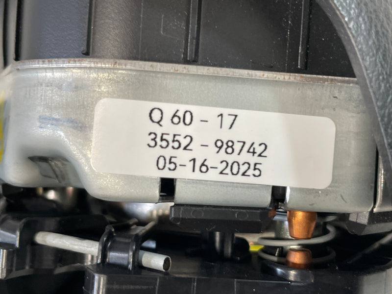 Load image into Gallery viewer, 2017-2023 INFINITI Q50 17-22 Q60 LEFT DRIVER STEERING WHEEL SRS AIR BAG # 98742
