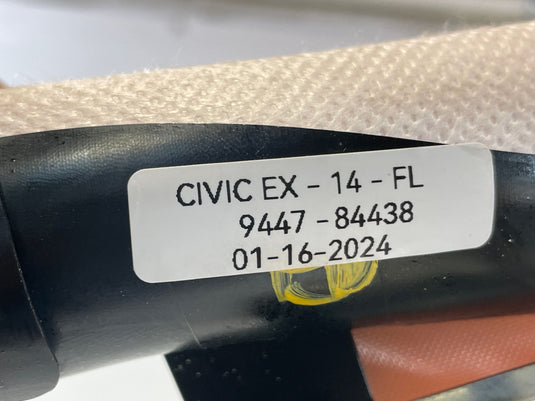 2013 - 2015 HONDA CIVIC SEDAN LEFT SIDE ROOF CURTAIN AIRBAG AIR BAG