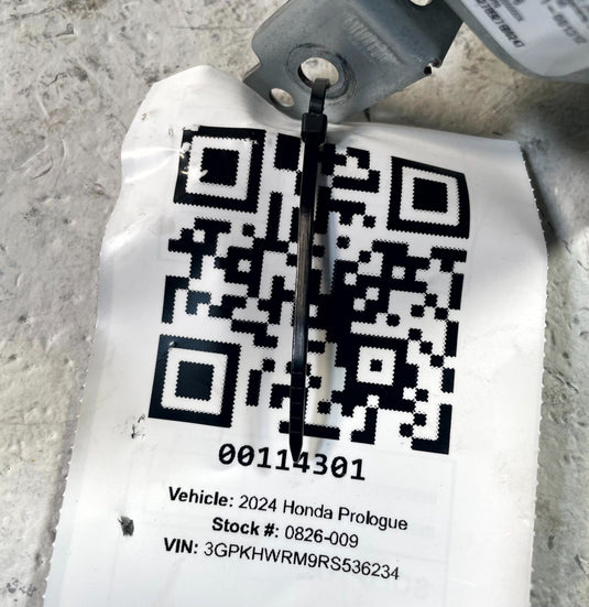 2024 - 2026 HONDA PROLOGUE FRONT LEFT DRIVER SIDE STEERING WHEEL AIRBAG