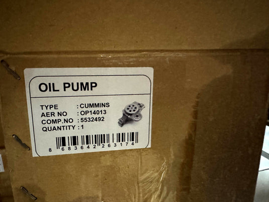 OIL PUMP FOR CUMMINS ISX CM570 CM870 ISX15 CM2250 QSX15 X15 QSX11.9 5532492