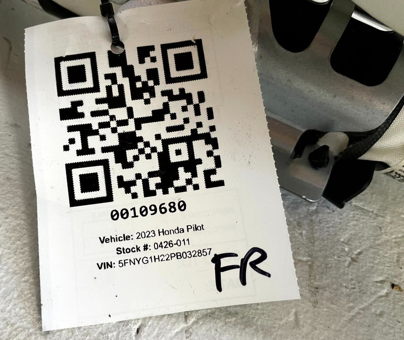 Load image into Gallery viewer, 23-25 HONDA PILOT FRONT RIGHT PASSENGER SIDE ROOF CURTAIN AIRBAG AIR BAG #109680
