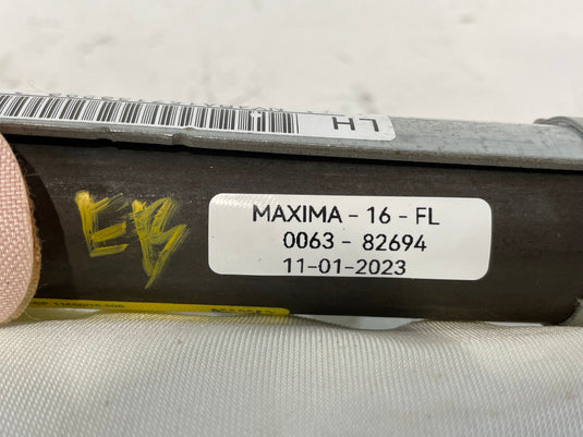 2016 - 2018 NISSAN MAXIMA LEFT SIDE ROOF CURTAIN AIRBAG AIR BAG