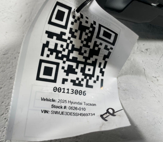 2022-2026 HYUNDAI TUCSON FRONT RIGHT PASSENGER SIDE SEAT AIR BAG AIRBAG
