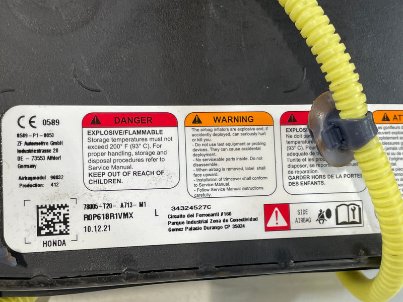 Load image into Gallery viewer, 2022 - 2024 HONDA CIVIC FRONT LEFT DRIVER SIDE SEAT AIRBAG # 94235
