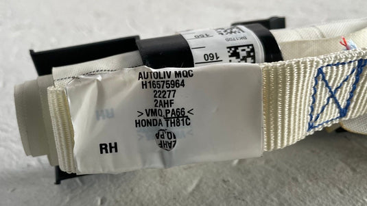 2023 - 2026 HONDA HR-V FRONT RIGHT PASSENGER SIDE ROOF CURTAIN AIRBAG